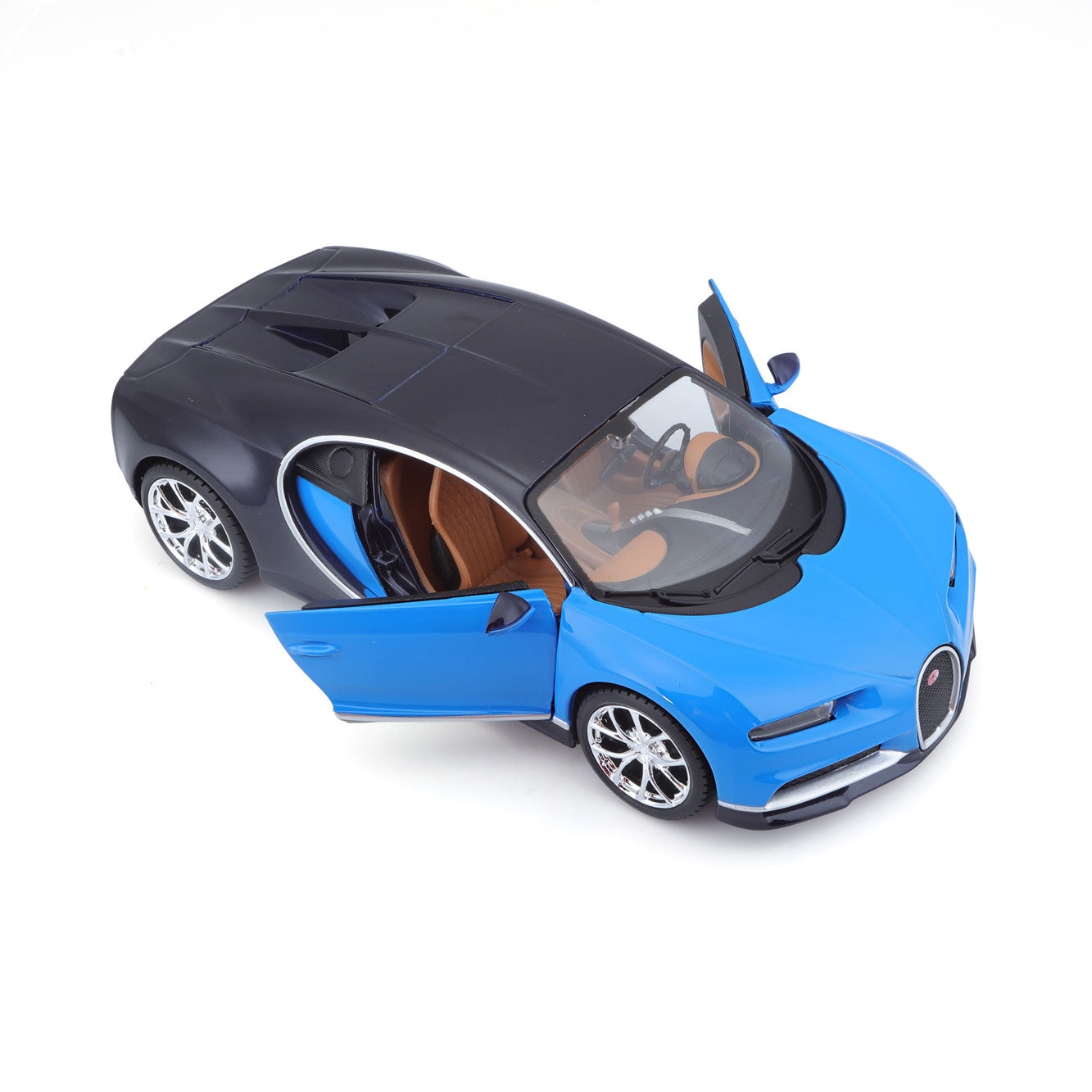 KIT BUGATTI CHIRON BLEU 1:24