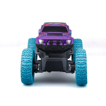 RC ロッククローラー オフロード ロードアンドゴー パープル 2.4GHz