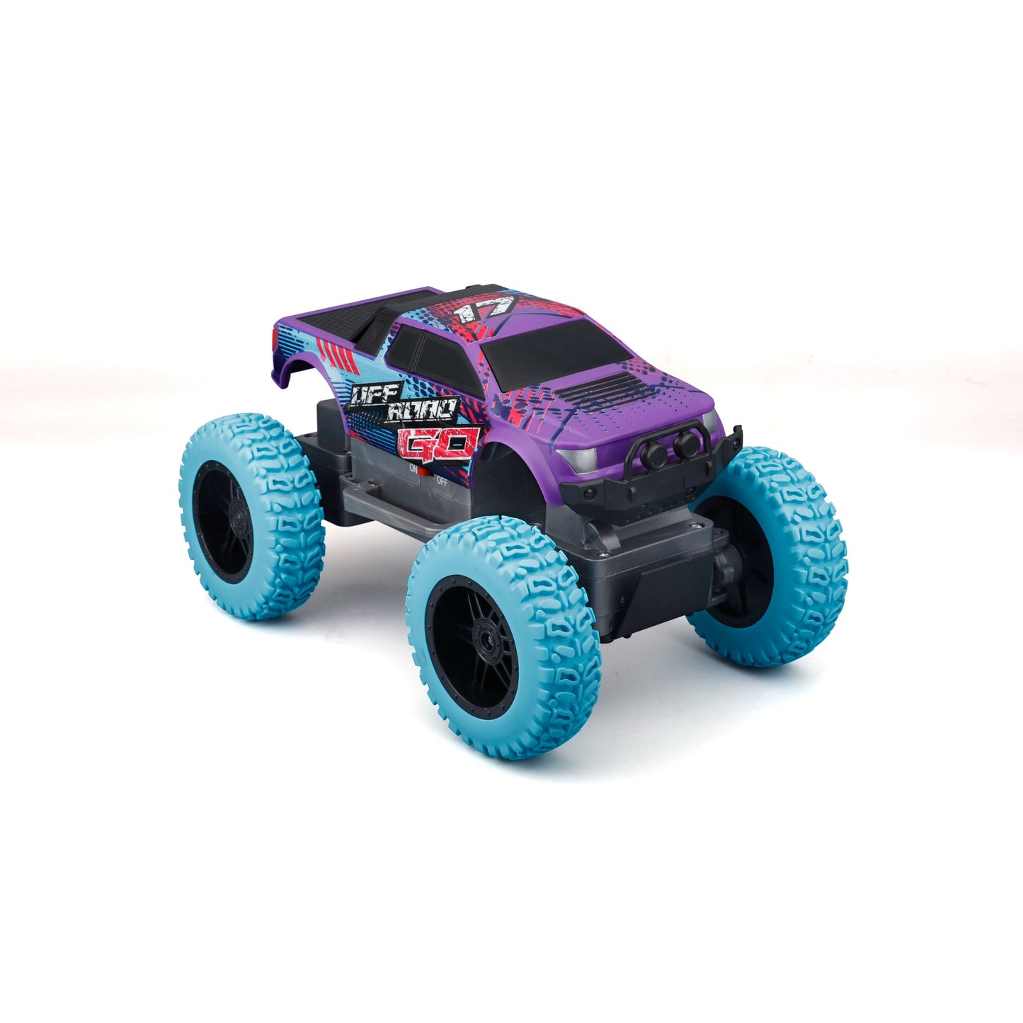 RC ロッククローラー オフロード ロードアンドゴー パープル 2.4GHz