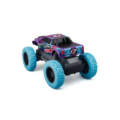 RC ロッククローラー オフロード ロードアンドゴー パープル 2.4GHz