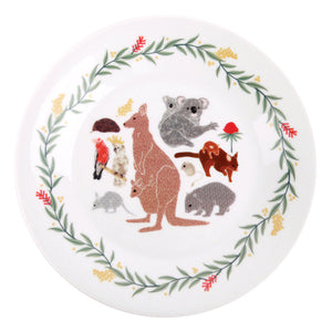 Prato de porcelana australiana com ventosa