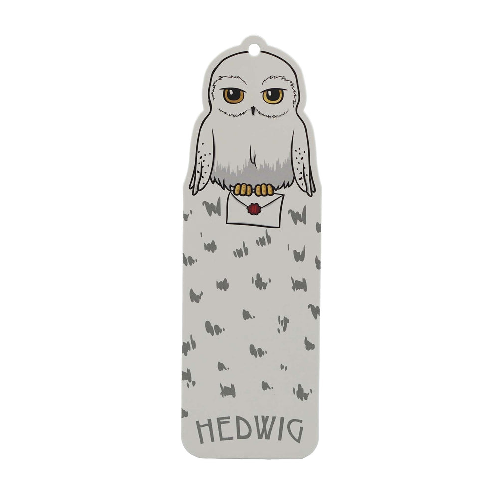 Marque-page avec breloque et pompon Harry Potter - Hedwige