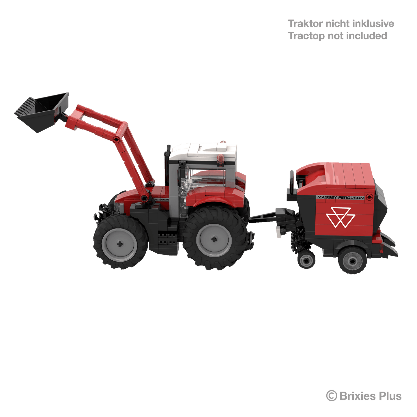 BRIXIES Plus Massey Ferguson RB F Rundballenpresse - 1:32