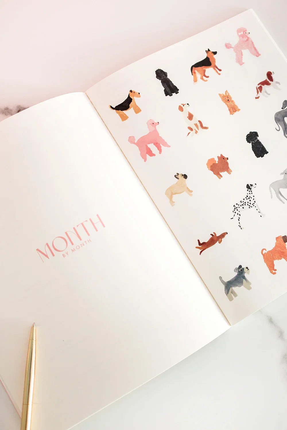 Dogues - Monthly Planner