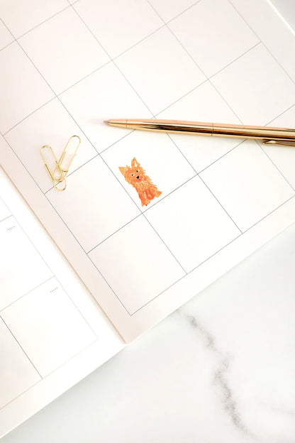 Dogues - Monthly Planner