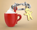 Porta-chaves Chocolate Quente