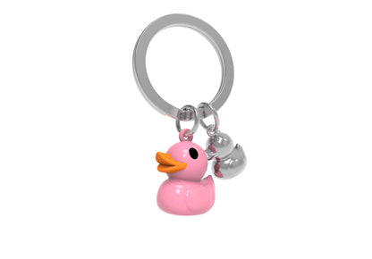 Porte-Clés Canard Rose Clair