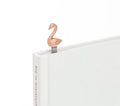 Lesezeichen Schwan Roségold