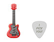 Pins Guitarra Rock y Púa