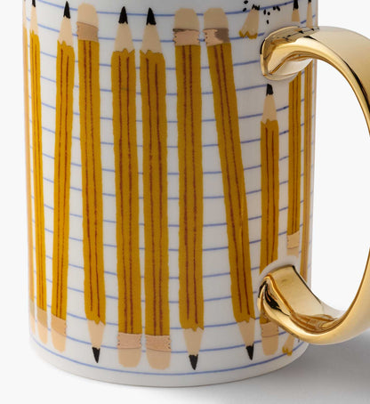 Mug en porcelaine - Crayons