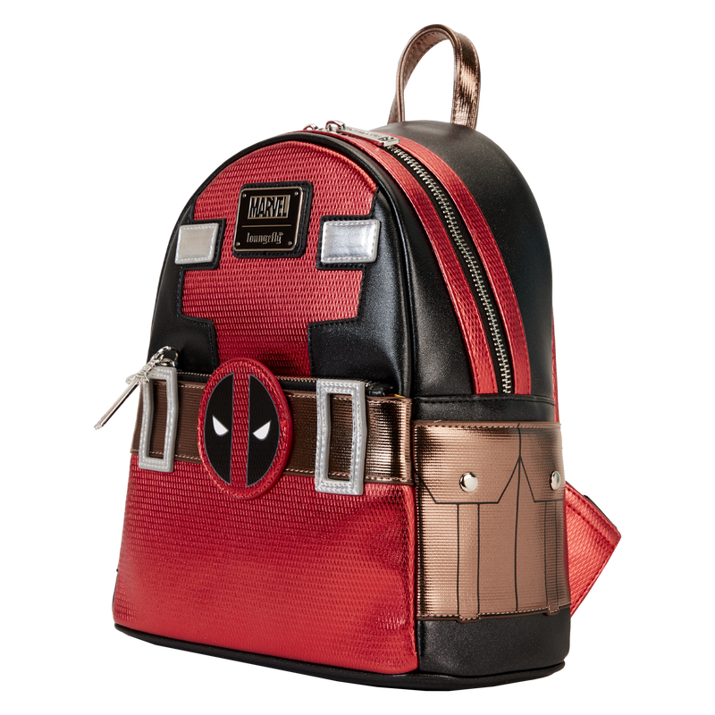 Deadpool Cosplay Mini Backpack - Metallic 