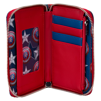 captain america brave new world cosplay zip around wallet