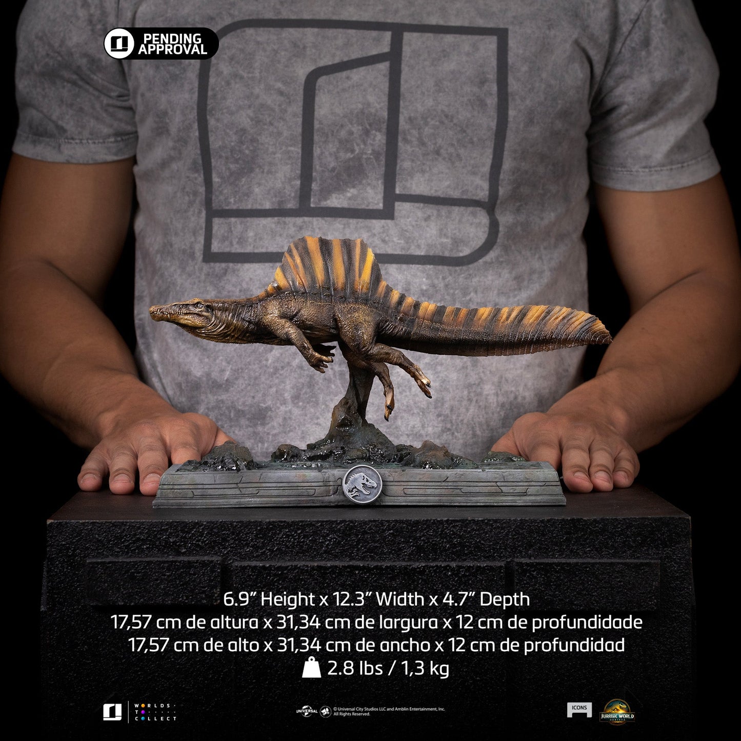 Statue Spinosaurus - Jurassic World: Rebirth - Icons