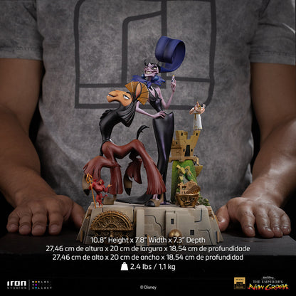 予約受付中 - クスコとイズマのスタチュー - ラマになった王様 - デラックスアートスケール 1/10 - アイアン・スタジオ