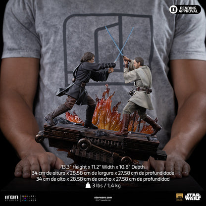 Pre-Order - Anakin Vs Obi-Wan Statue (Revenge of the Sith 20th Anniversary) - Star Wars - Art Scale 1/10 - Iron Studios