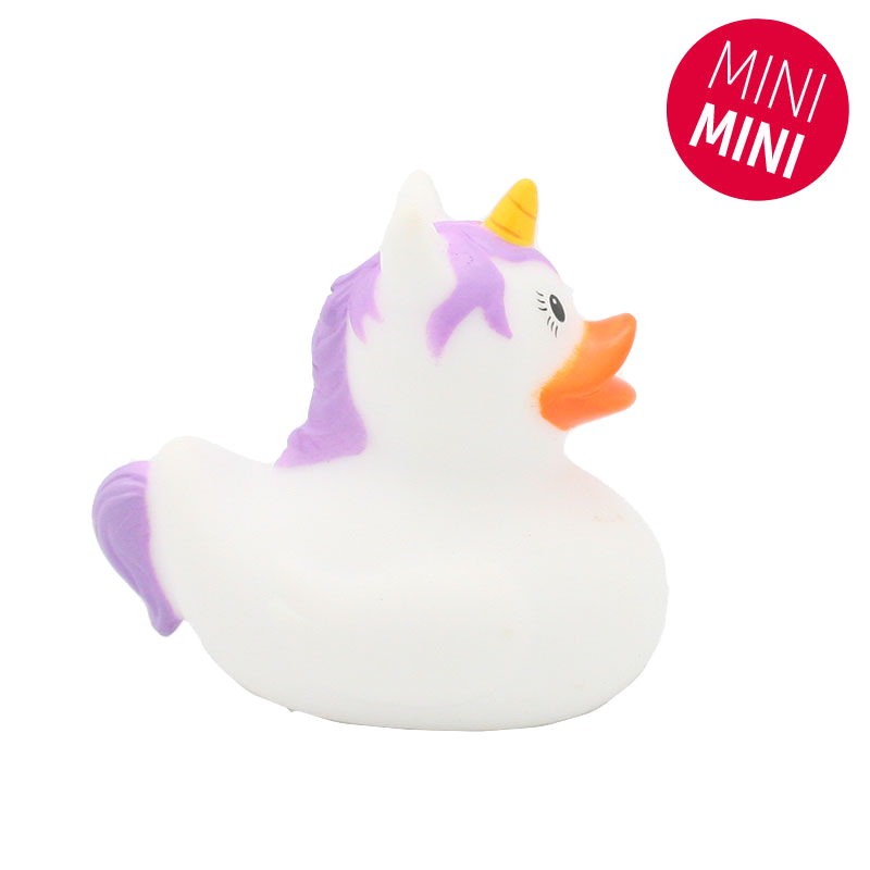 Mini white unicorn duck