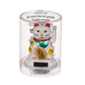 Mini Solar White Lucky Cat