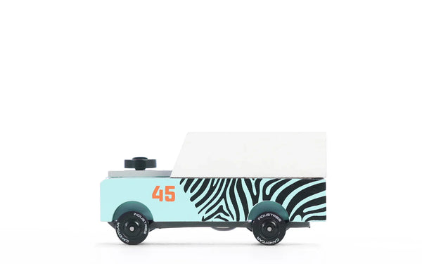 キャンディカーワールド木製車 - ミニゼブラドリフター