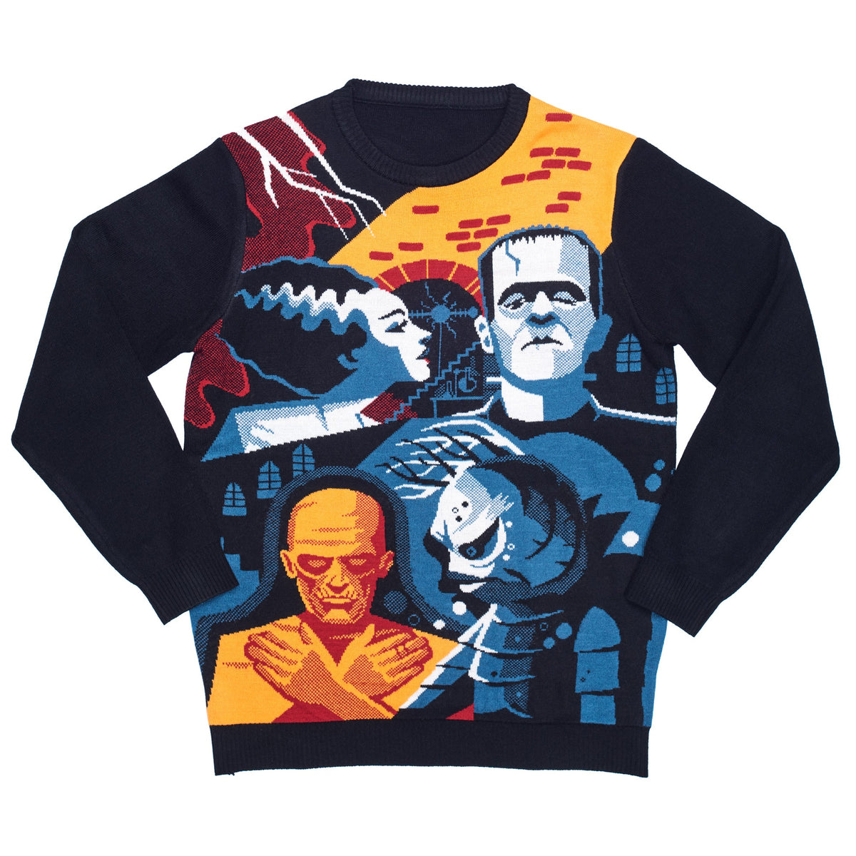 Halloween sweater monsters