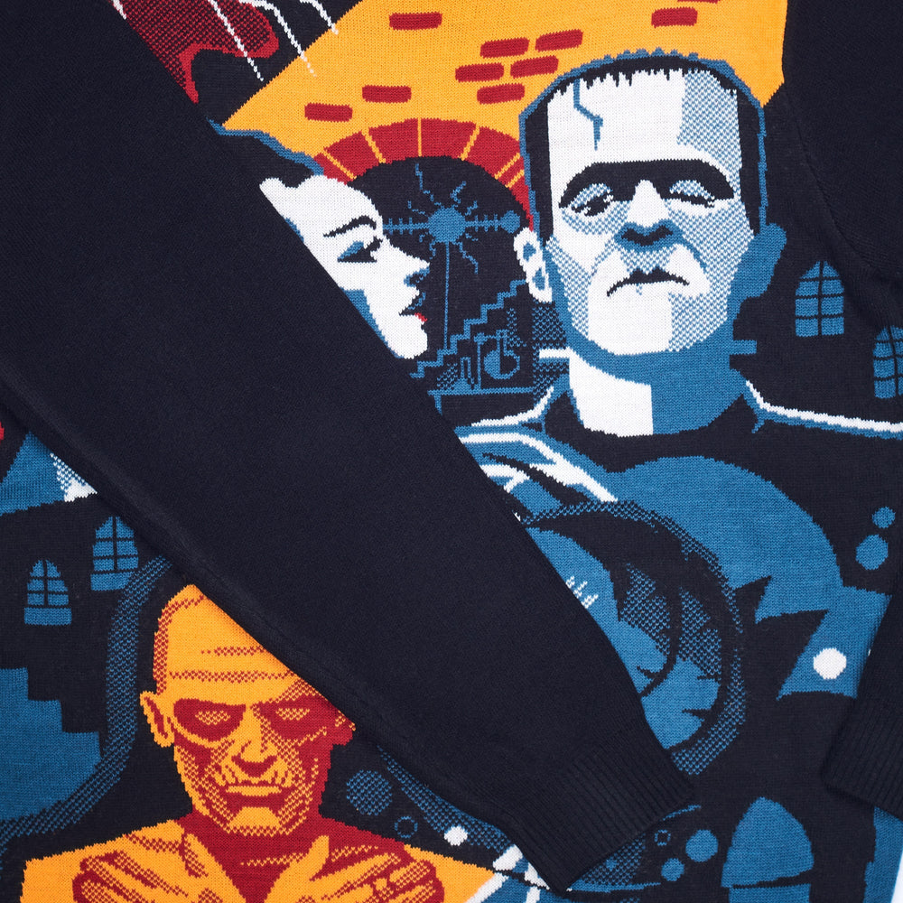Monstros do suéter de Halloween