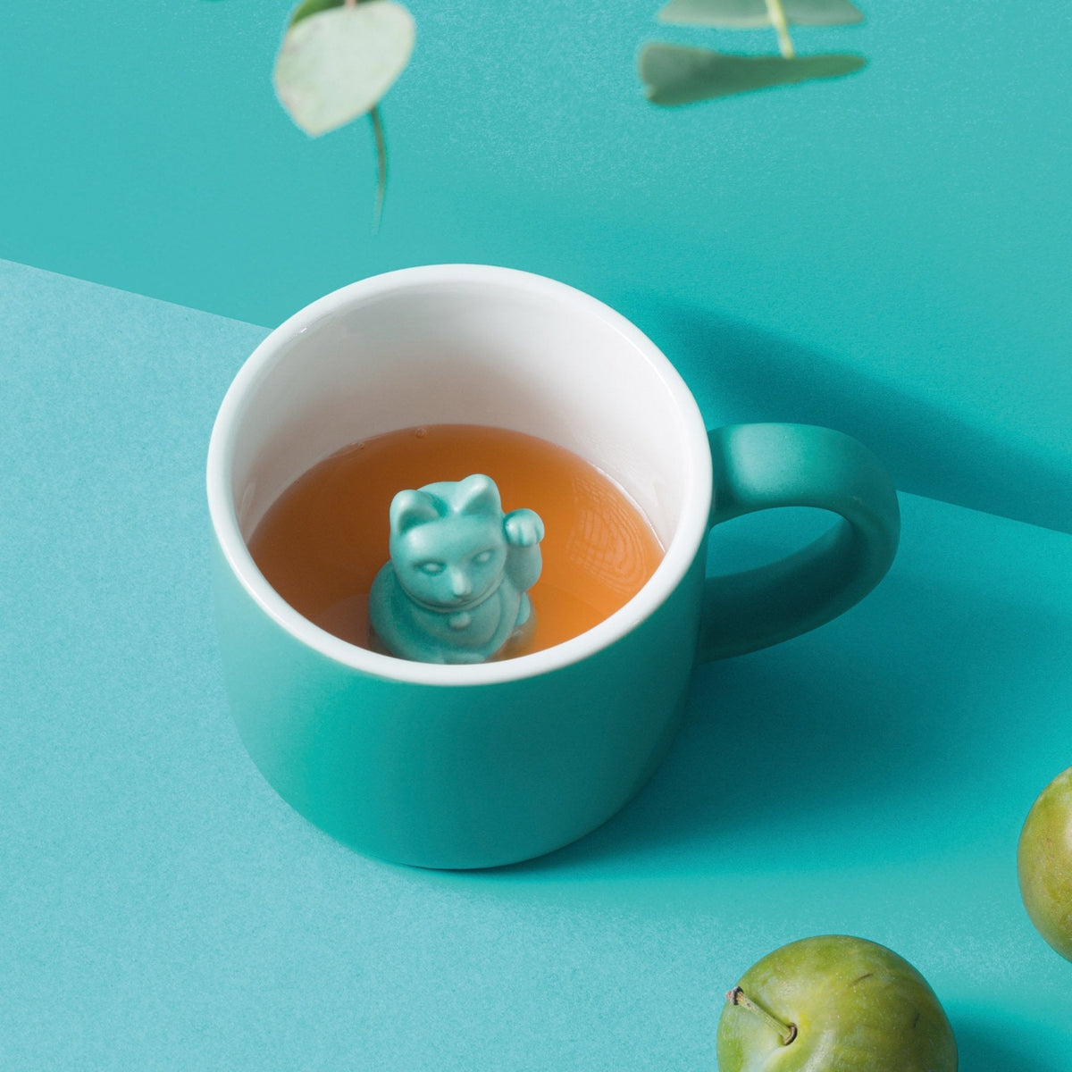 Tazas chactores chat turquesa