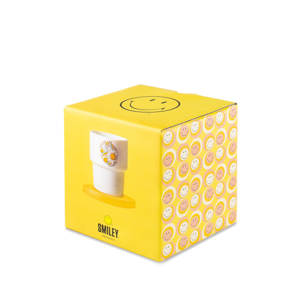 Caneca Positive Mind SMILEY Flores – 330 ml