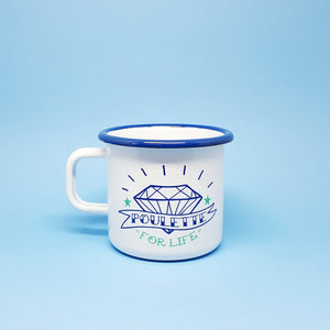 Poleta de caneca para a vida