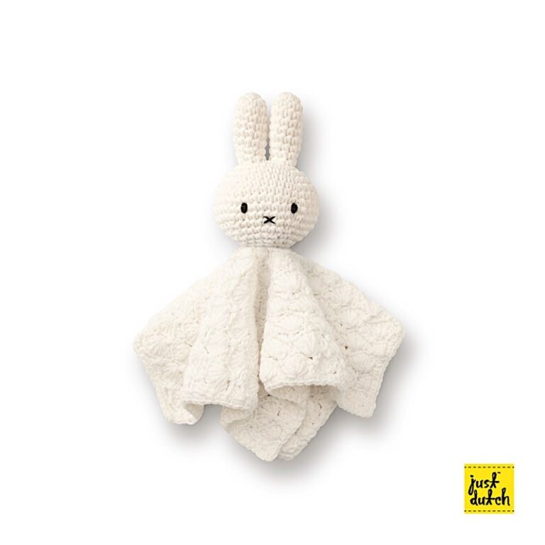 Vintage gehaakt pluche Miffy-konijn 