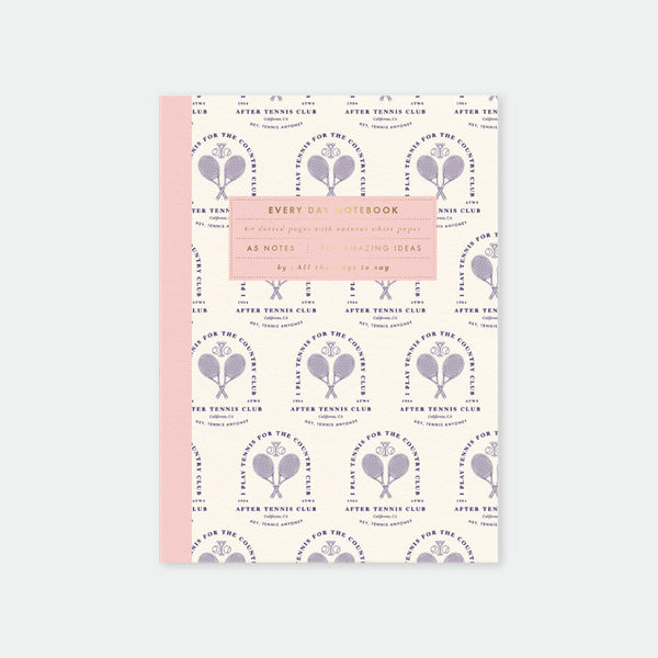 After Tennis - Notebook A5