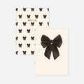 Duo Black Bow - Pocket Notebook A6 DUO