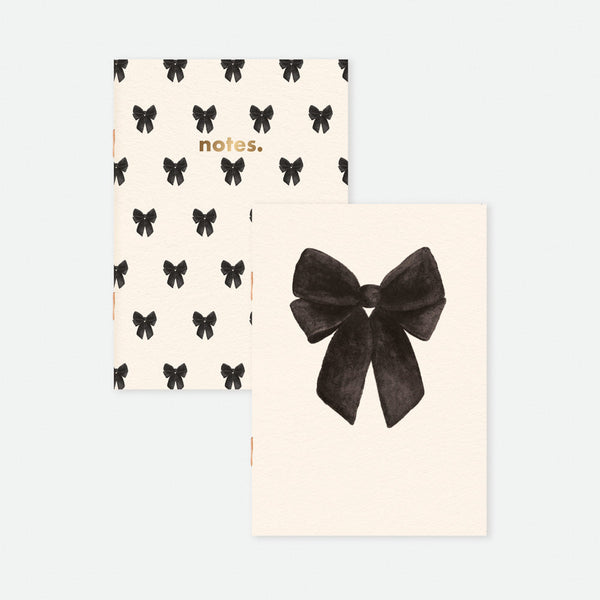 Duo Black Bow - Pocket Notebook A6 DUO