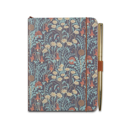 Carnet A6 avec stylo ACS Walter Crane - Meadow Flowers