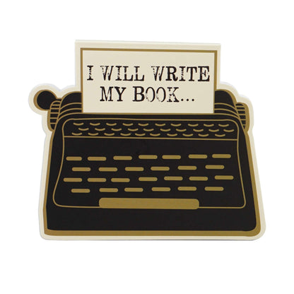 Carnet de poche découpé Pulteney Press - I Will Write