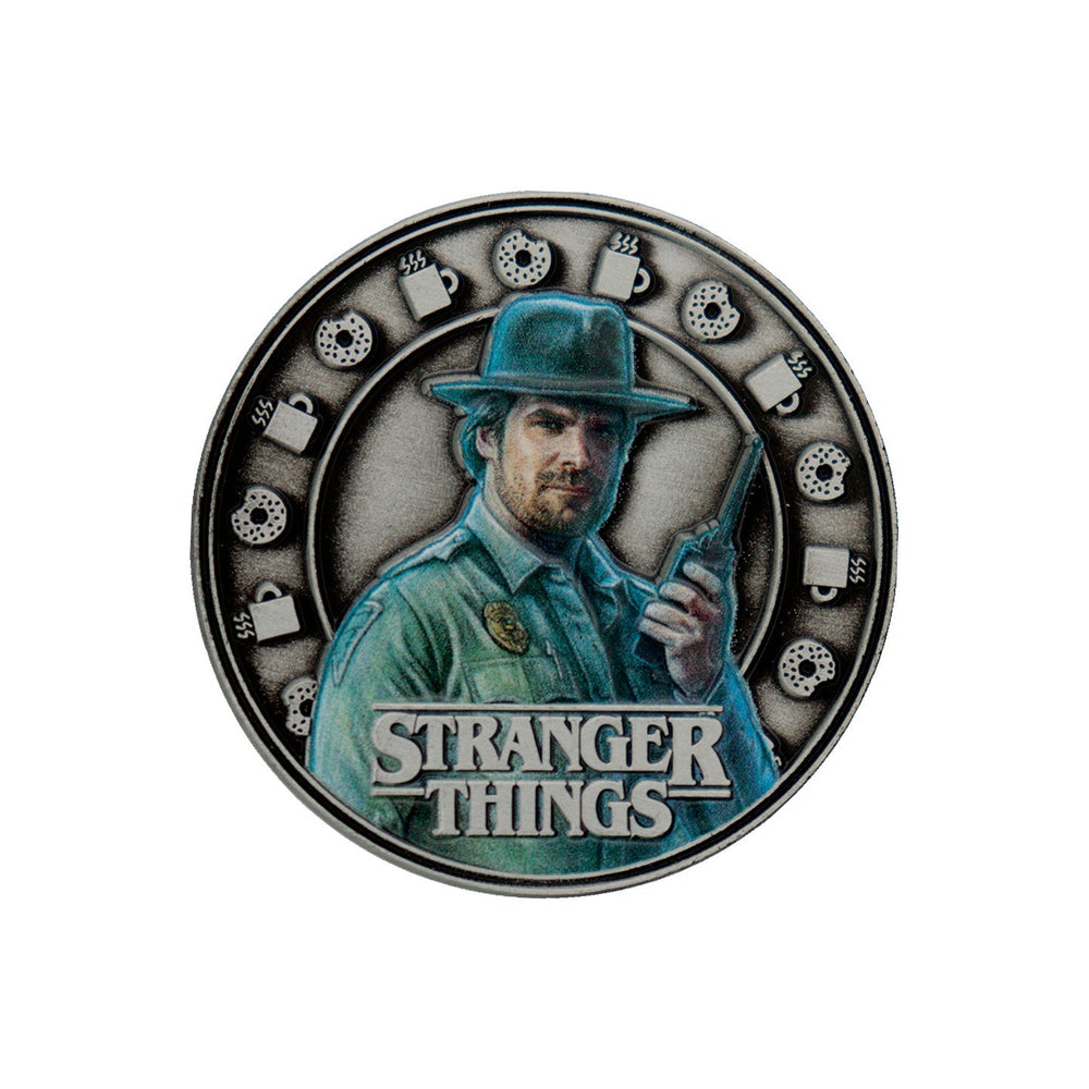 Pièce collector Stranger Things - Eleven and Hopper
