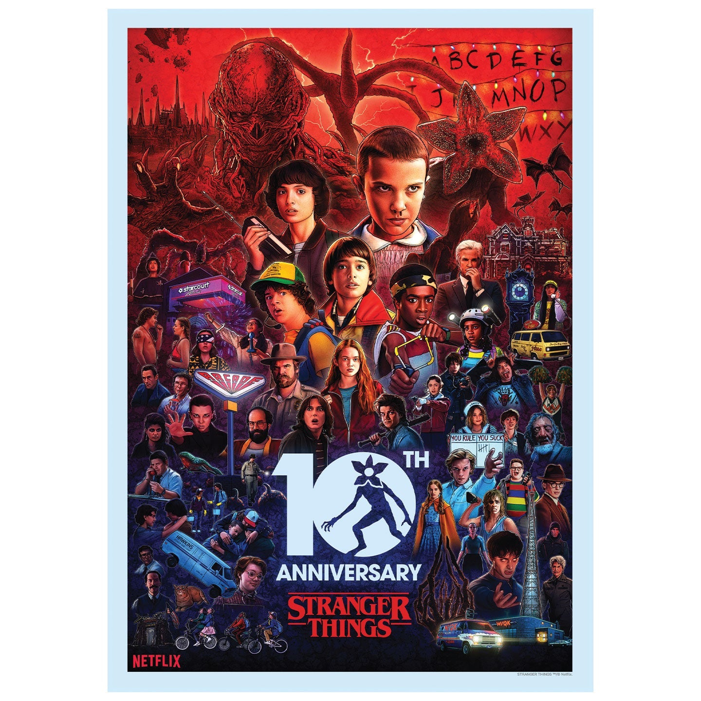 Stranger Things - Limited Edition 10th Anniversary Art Print