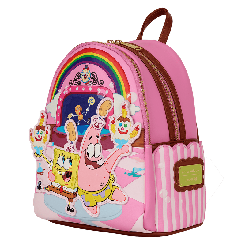 spongebob squarepants patrick star goofy goober light up mini backpack