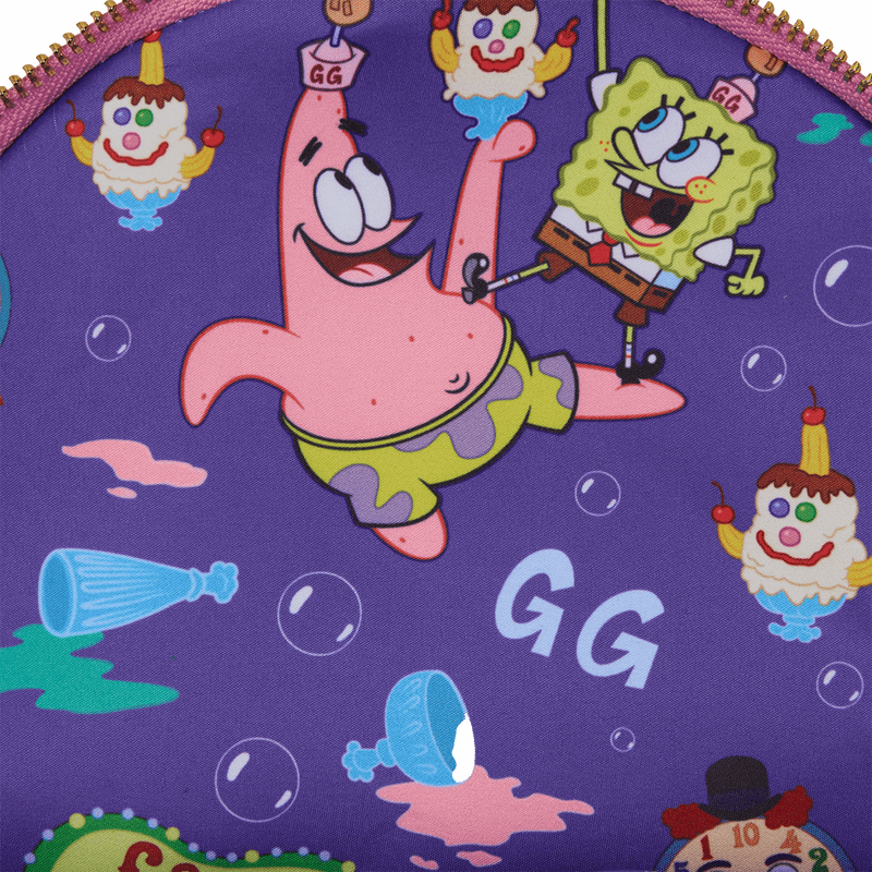 spongebob squarepants patrick star goofy goober light up mini backpack