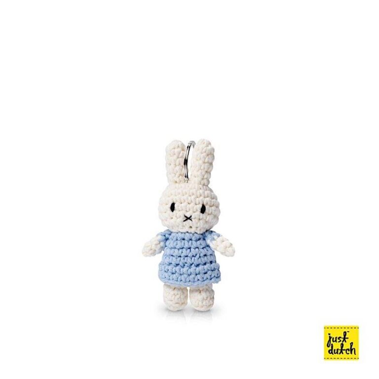Miffy Rabbit Crochet Keychain