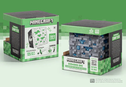 replique minecraft minerai de diamant lumineux noble collection