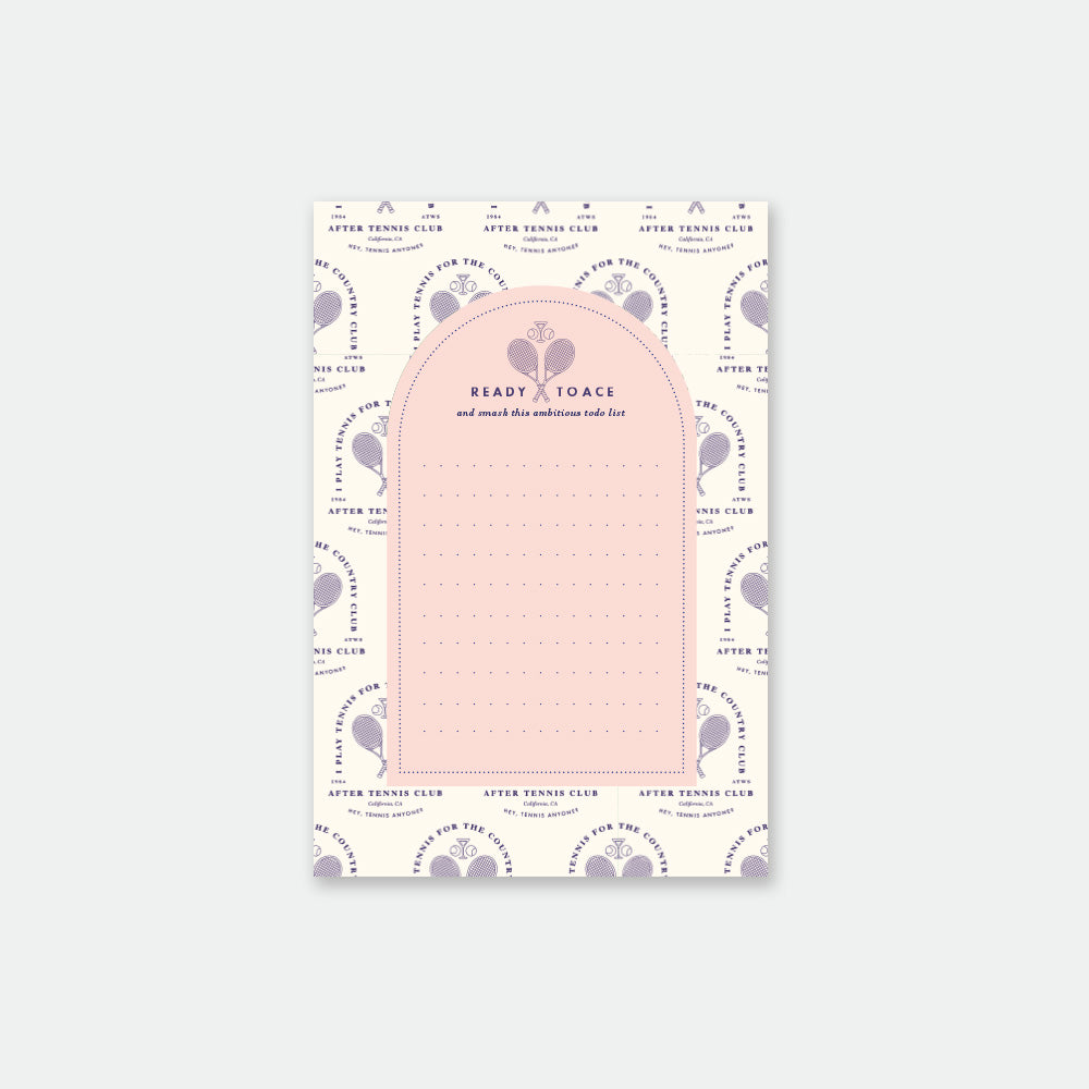 Tennis Club - Notepad