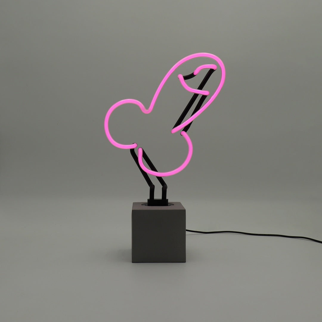 Panneau Néon "Dick