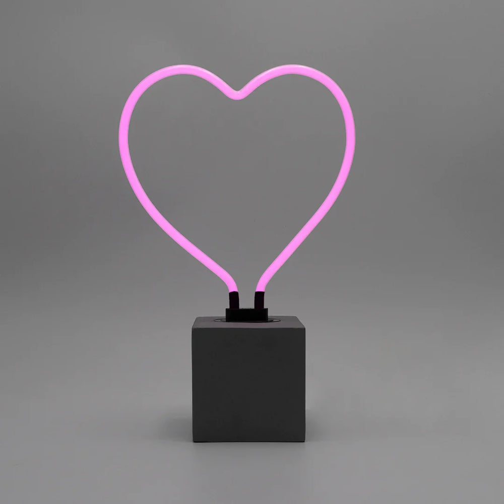 Lámpara de neón del corazón