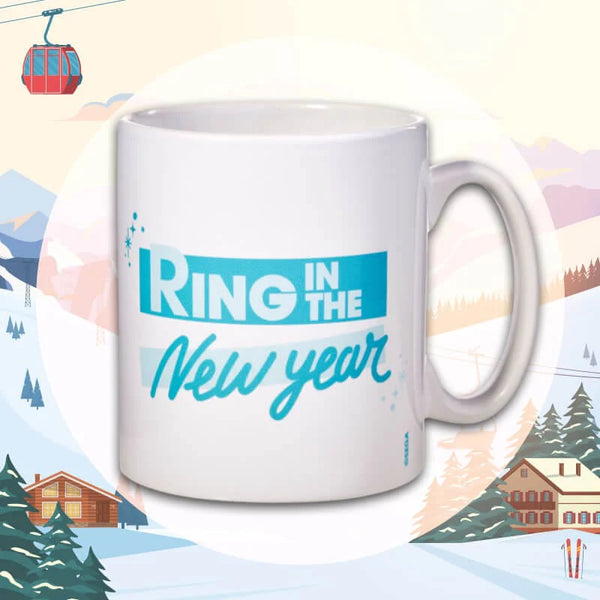 Caneca Sonic the Hedgehog "Celebra o Ano Novo"