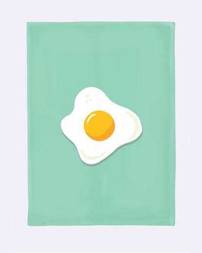 Torchon de cuisine biologique - Petit-déjeuner du dimanche