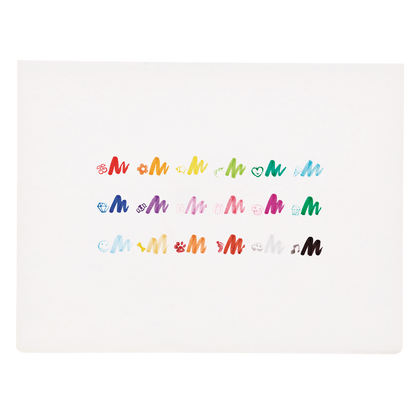 Feutres pinceaux et tampons double pointe Stampables – Lot de 18 – OOLY