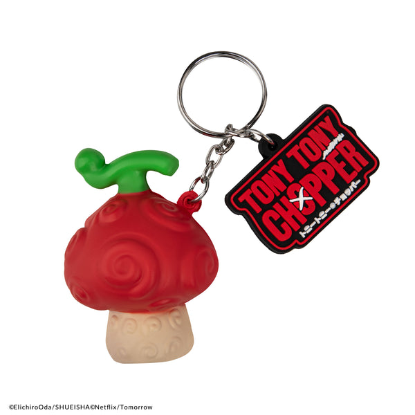 Squishy Fruit Human Keychain