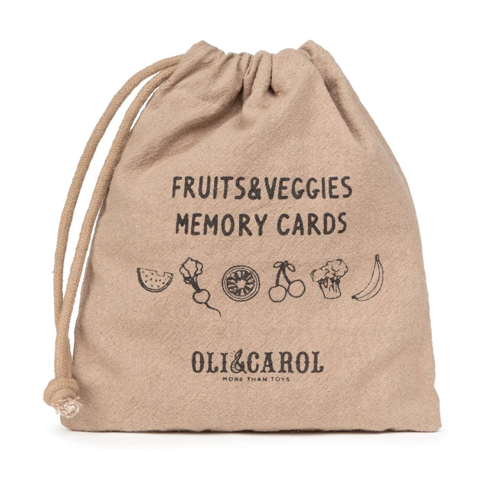 Fruits & Veggies – Jeu de mémoire en tissu
