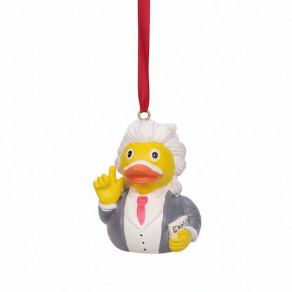 Décoration à suspendre Canard Albert Einstein