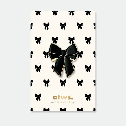 Black Bow - Pins
