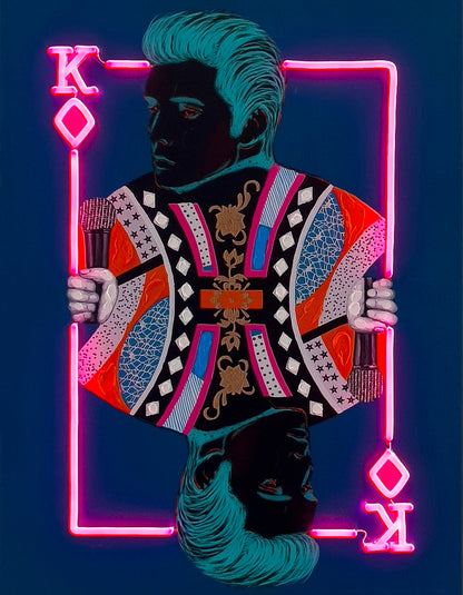 'Elvis' Wall Artwork - LED Neon